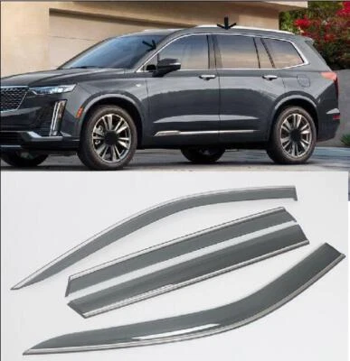 Deflector de pantalla de ventilación para ventana de coche protectores solares/lluvia para Ford Edge 2020-2023 Foto 1 de 4