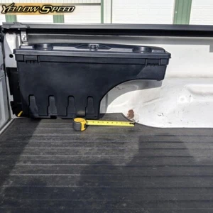Fit For 07-18 Silverado GMC Sierra Swing Storage Case Toolbox Rear Driver Side - Foto 1 di 12