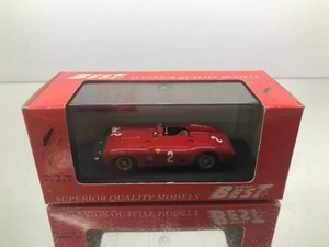 BEST MODEL FERRARI 860 MONZA NURBURGRING 1957 #2 -RED+GREEN 1:43- GOOD IN BOX - Imagen 1 de 7