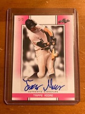 2019 Leaf Perfect Game National Showcase TRIPPE MOORE Pink Autograph /3 #BA-TM3