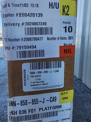 Cubierta de piso premium Volkswagen Tiguan SEL 2018-2022 5NN-858-855-J-CA9 Foto 1 de 4