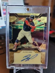⚾ Autógrafos Panini Prizm 2017 vinilo dorado Francisco Lindor automático - 1/3 - Imagen 1 de 2