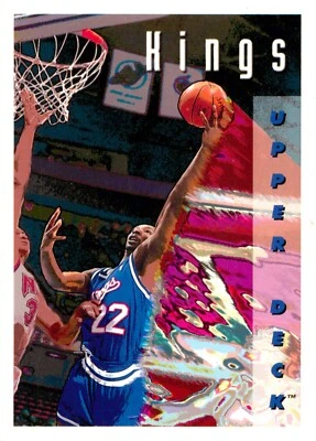 1993 SACRAMENTO KINGS NBA Card LIONEL SIMMONS Upper Deck - Image 1 of 3