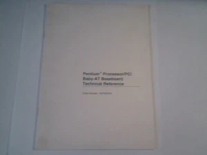 Guía del usuario Procesador Pentium/PCI Baby-AT placa base referencia técnica - Imagen 1 de 5