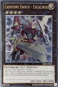 Campione Eroico - Excalibur - Rara Ultimate - REDU-IT041 - Italiano - Nuovo - Foto 1 di 1
