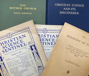CHRISTIAN SCIENCE Lot 5 Books 1906 + Sam Greenwood~ Mary Ramsay ~J. Armstrong - Picture 1 of 18