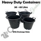 Large Plastic Plant Pots Outdoor Garden Shrub Tree Planter Container (4 SIZES)