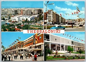 Postcard Greece Thessaloniki Multi View - Picture 1 of 2