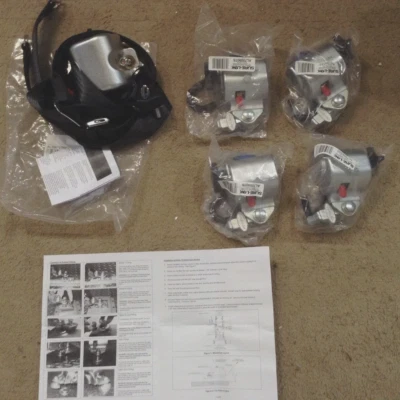 SURE-LOK TITAN AL712S-4C WHEELCHAIR SECUREMENT RETRACTOR KIT w COMBO RESTRAINT - Image 1 of 4