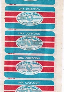 Peru 1986 Navarrete World Cup Soccer Mexico 86 sticker pack - Picture 1 of 2