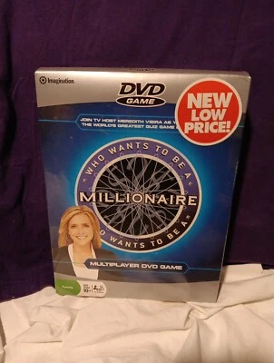 Who Wants To Be A Millionaire DVD Game 2-4 Players 10+ New Sealed Fast Shipping  - Image 1 of 4