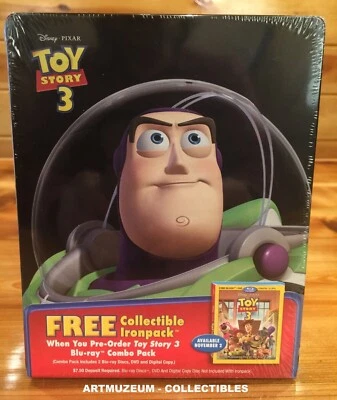Disney LIGHTYEAR Toy Story 3 Ironpack Steelbook (Case ONLY No Discs or Movie)  - Image 1 of 4