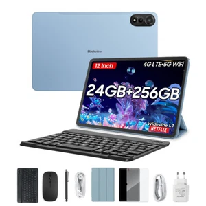 Blackview MEGA 2 Set 4G Tablette Android 12 Pouces 24Go+256Go 2K 9000mAh Netflix - Photo 1/12