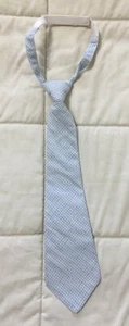 Gymboree LITTLE GENTLEMAN Boys Kids Necktie Plaid Blue White Black EASTER 3+ Up - Picture 1 of 1