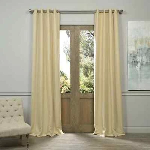 BOCH-131009-108-GR Half Price Drapes Grommet Blackout Curtain Biscotti - Picture 1 of 5