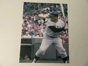 Mickey Mantle Color Photo 8 X 10 Swinging Lefty - Great Shot - Mint - Condition - Picture 1 of 2
