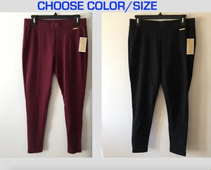 MICHAEL KORS SEAMED FRONT PONTE KNIT LEGGINGS: #QF83B801WL - CHOOSE COLOR/SIZE - Picture 1 of 15