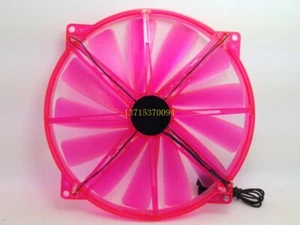 APEVIA 20020 chassis fan 20 cm fan LED light mute fan Pink blue random delivery - Picture 1 of 2