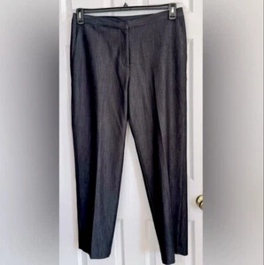 Ruby Rd Flat Front Dress Pants Jetted Side Pockets Side Elastic Waist Size 14 - Picture 1 of 3