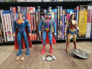 Mattel DC Multiverse Rebirth Superman Bizarro Movie Wonder Woman loose