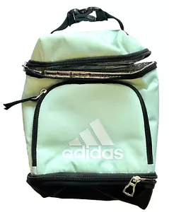Adidas Lunch Box Tote Bag School Sports Insulated Lime Green - Picture 1 of 5