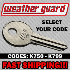 Weather Guard Truck Extreme Protection Tool Box Key Cut to Code K750-K799
