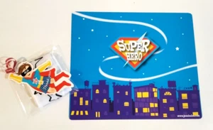 Super Hero Birthday Party Headband Favours Loot Thank You Bags & Placemats x6 - Picture 1 of 11