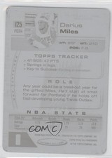 2005-06 Topps Total Printing Plate Black Backs 1/1 Darius Miles #125 3c7