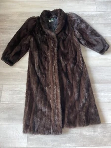 Alaska DAVID GREEN MASTER FURRIER Genuine Coat Jacket One Size Brown Lovely! - Picture 1 of 19