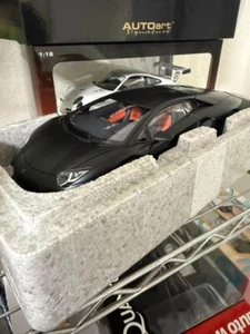 1/18 AUTOart Lamborghini Aventador LP720-4 50th Anniversary Black Nero con sc... - Foto 1 di 11