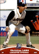 2007 Lancaster Jethawks Grandstand #18 Christian Lara Bolivar Venezuela VZ Card