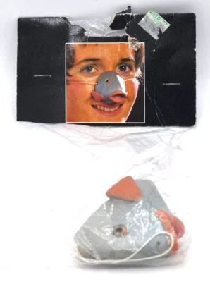Máscara Nariz Animal Mascarada Vintage Disfraz Halloween Pez Embalaje Original Foto 1 de 3
