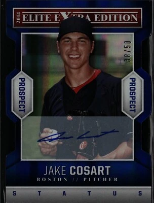 2014 Panini Elite Extra Edition #62 Jake Cosart Signatures Status Blue - Image 1 of 2