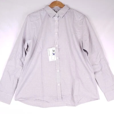 Camisa con botones North End XL resistente a las arrugas manga larga oficina Foto 1 de 4