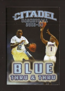 Citadel Bulldogs--2013-14 Basketball/Wrestling/Rifle Pocket Schedule - Picture 1 of 4