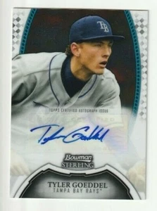 2011 Bowman Sterling Tyler Goeddel Tampa Bay Rays Autograph Auto Card - Picture 1 of 1