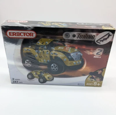 Meccano Erector Set Car Tuning #4951 Two Model Stem Toy Ages 8+ Factory Sealed - Image 1 of 3