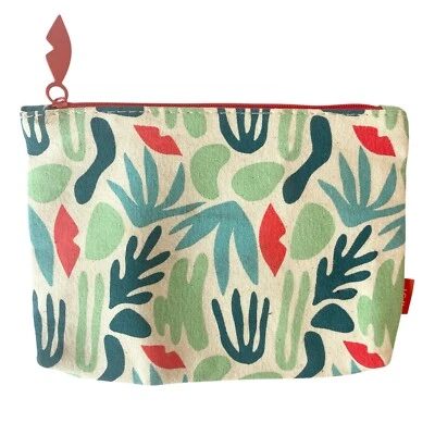 IPSY Cosmetic Bag Glam Makeup Pouch Travel Toiletry Zip Small Force of Nature - Image 1 of 4