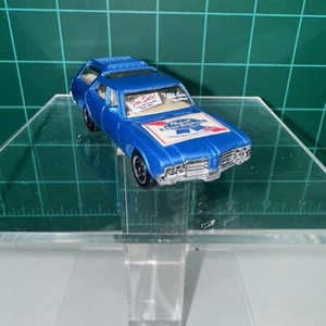 2011 Matchbox #18 '71 Oldsmobile Vista Cruiser (Blue) - “For Sale” Pabst - Picture 1 of 12