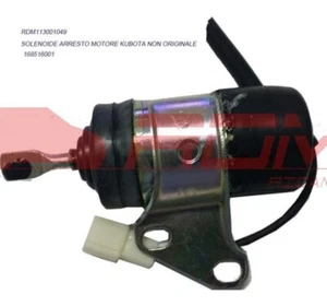 SOLENOIDE ELETTROSTOP VALVOLA ARRESTO MOTORE KUBOTA Z402 Z482 - K168516001 - Foto 1 di 1