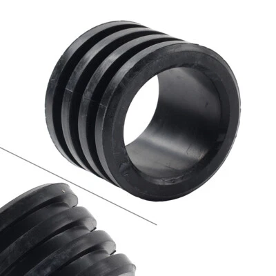 Rubber Black Exhaust Pipe Muffler Gasket For Honda CR250R CR 250 1984-2007 - Image 1 of 4