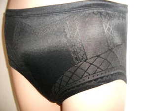 ex M & S ULTIMATE MAGIC SECRET SLIMMING KNICKERS FIRM CONTROL BLACK BRIEFS 10 12 - Picture 1 of 1