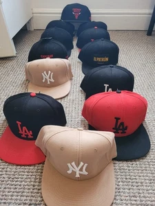 Baseball Cap Snapback Flat Peak Men Women Hip Hop Rap Sport Hat UK FAST - Picture 1 of 8
