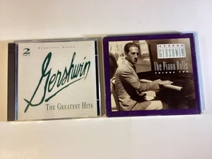 3 George Gershwin CDs: Greatest Hits (2) & Piano Rolls Volume 2 - Free Shipping - Picture 1 of 12