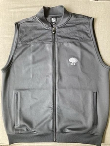 FootJoy Men's Gray Full Zip Golf Vest Size Large - Picture 1 of 5