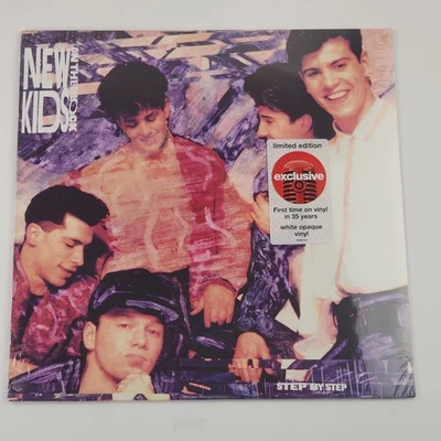 New Kids On The Block NKOTB - Step By Step Limited Edition White Color Vinyl LP - Image 1 of 4