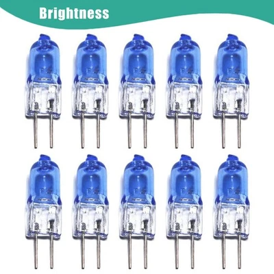 10x Mini G4 WarmWhite halogen lamp 20W 12V Blue Halogen Chandelier Replace  new - Image 1 of 4