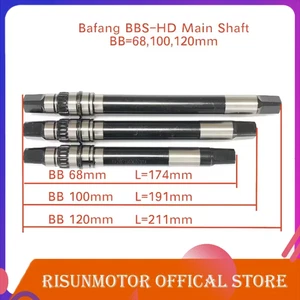 Bafang Mid Motor BBS0102 BBSHD Center Shaft 5-Way Shaft 68mm 100mm 120mm Shaft - Picture 1 of 11