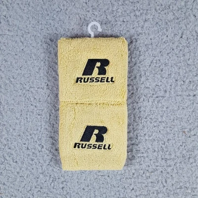 Muñequeras de brazo atlético vintage años 90 Y2K Russell entrenamiento gimnasio logotipo atlético Foto 1 de 4