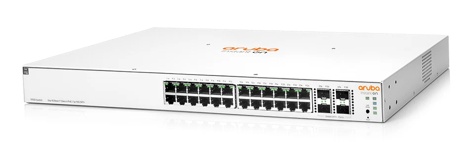 Aruba JL683A#ABA Instant On 1930 24G Class4 PoE 4SFP/SFP+ 195W Switch Ethernet - Image 1 of 1